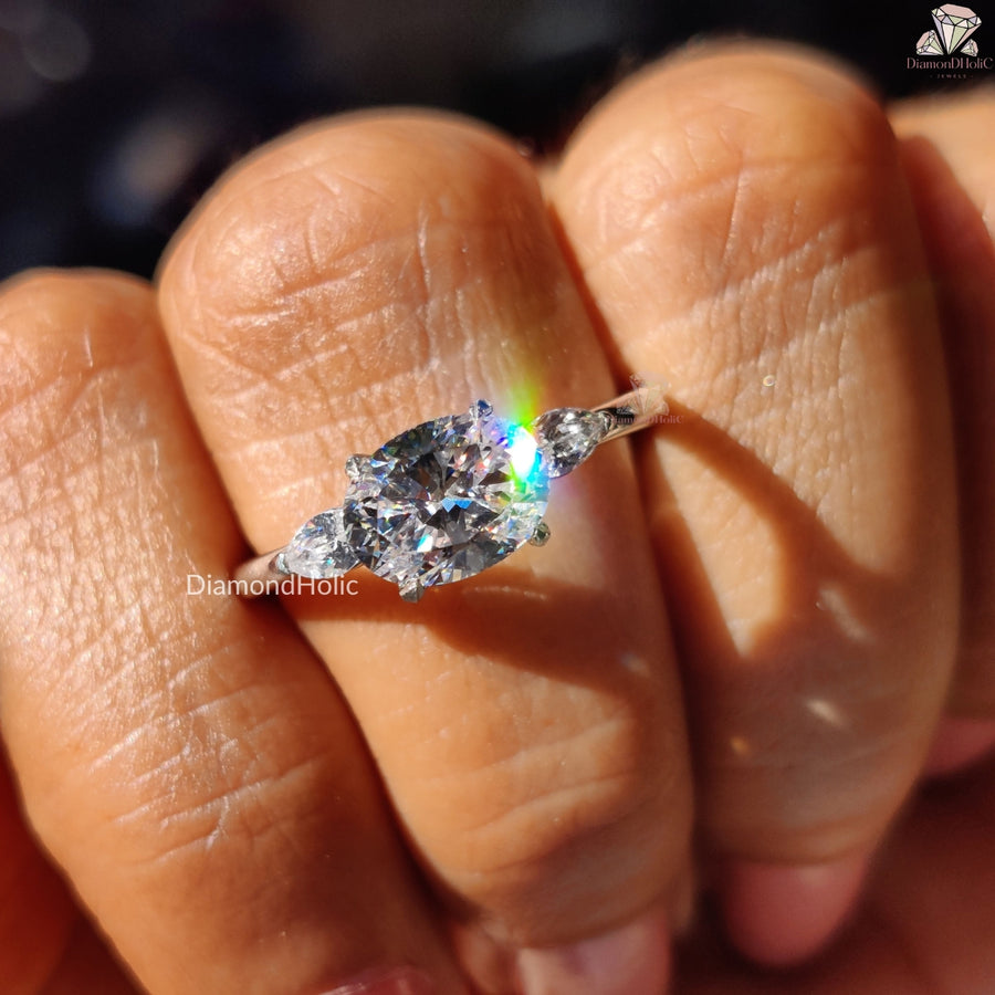 lab diamond engagement rings
