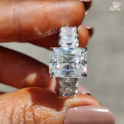 Radiant Cut Engagement Gift
Moissanite Diamond Engagement Jewelry