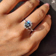 Oval Moissanite Ring