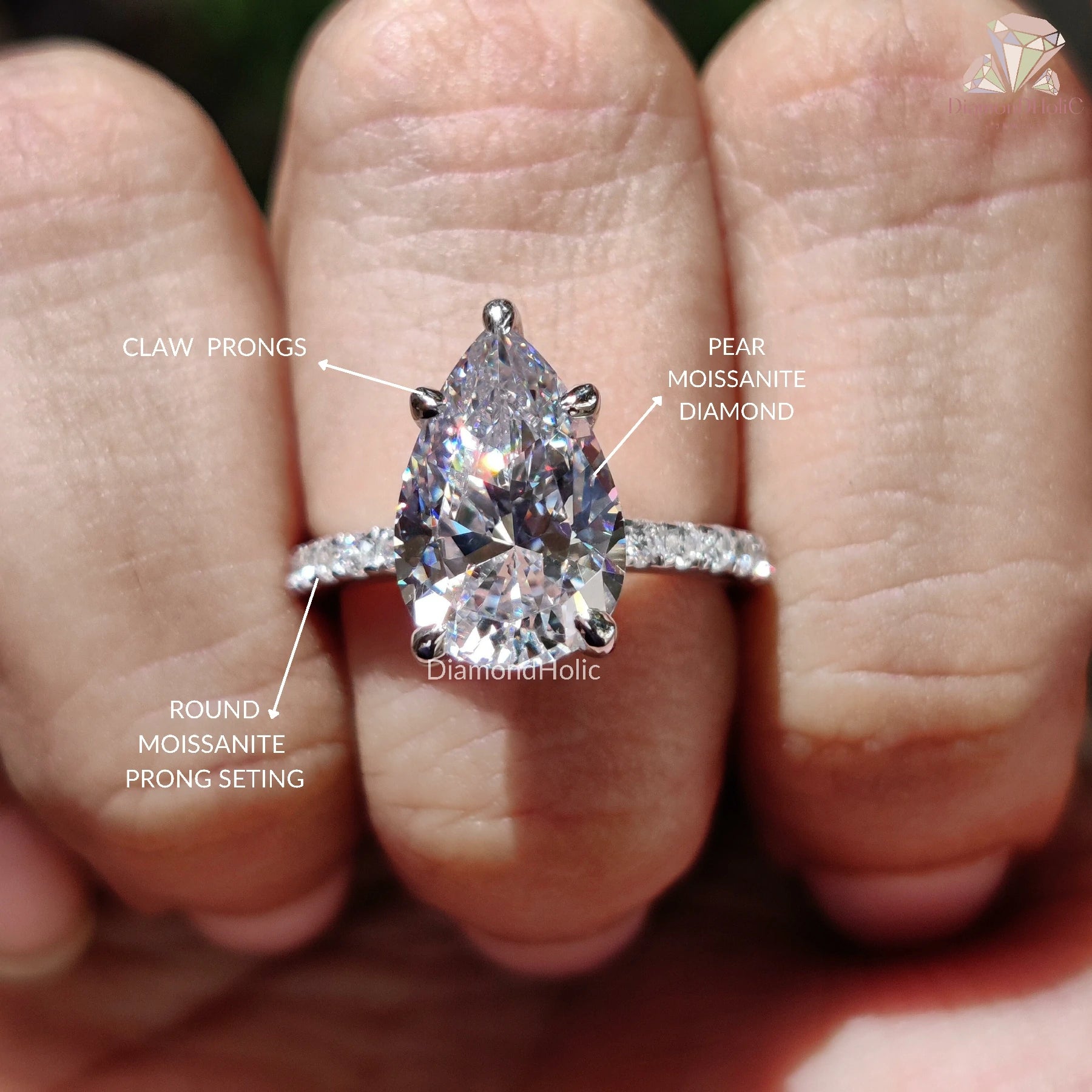 Halo Engagement Ring for Proposal
