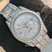 Round Dial Moissanite Watch
