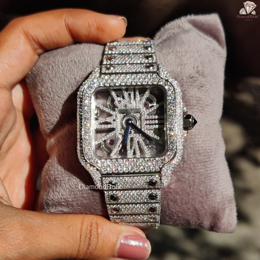 Transparent Lab Grown Diamond Watch
