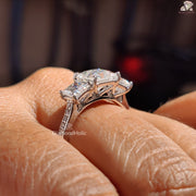 Moissanite Diamond Bridal Ring