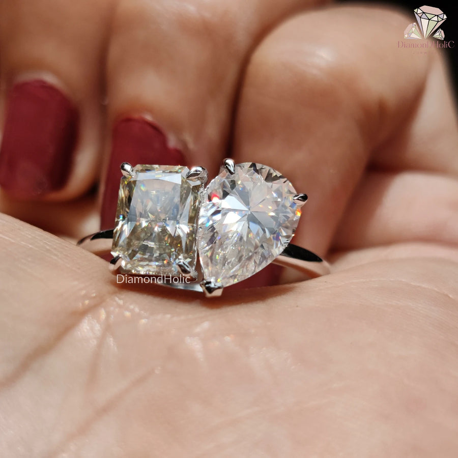 Pear cut diamonds
