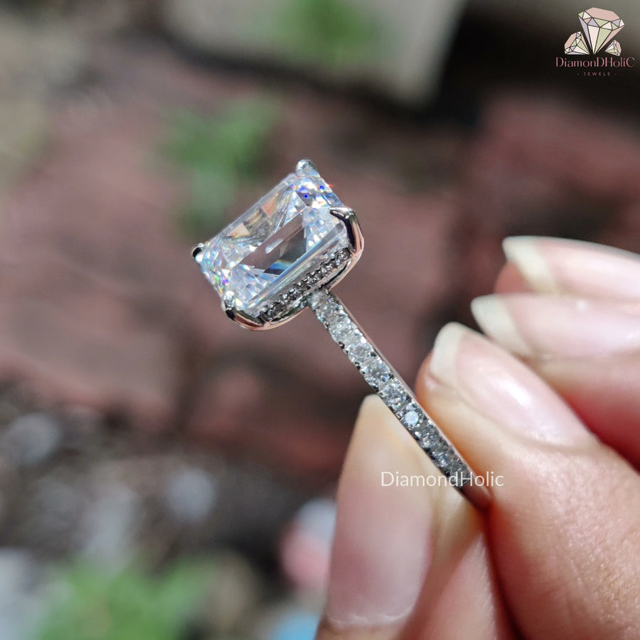 Pave Setting Wedding Rings
