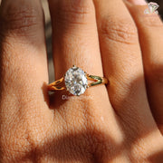  Stunning Moissanite Solitaire