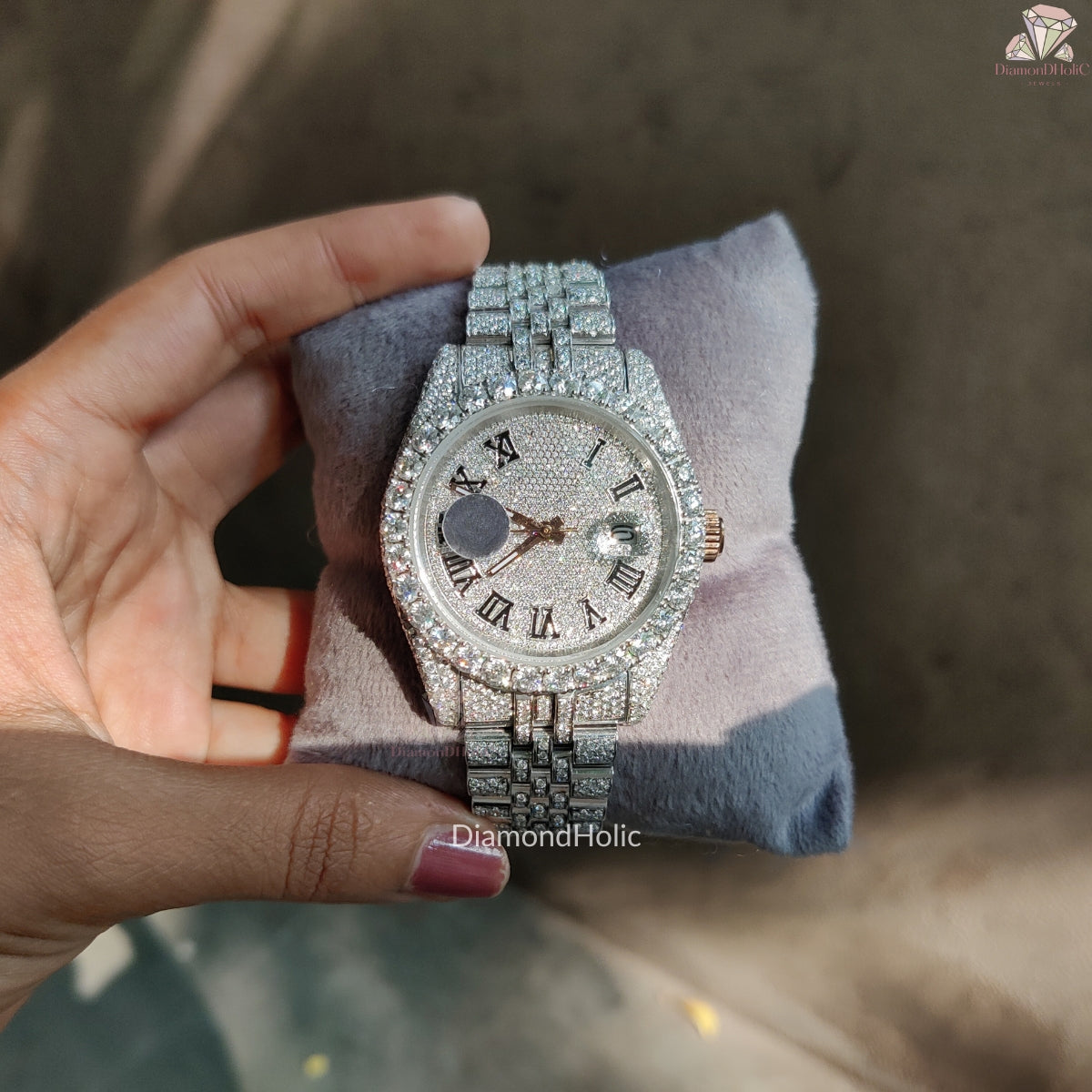 Premium Moissanite Diamond Watch
