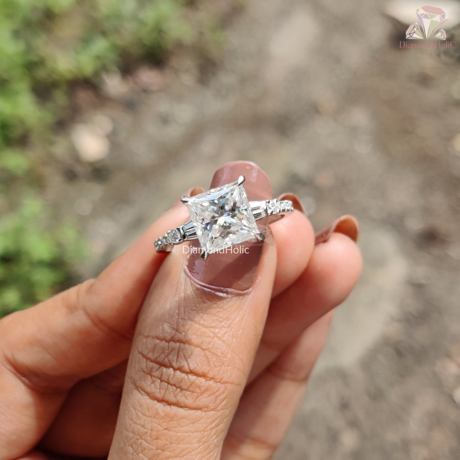 Princess Cut Moissanite