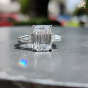 Moissanite Engagement Ring