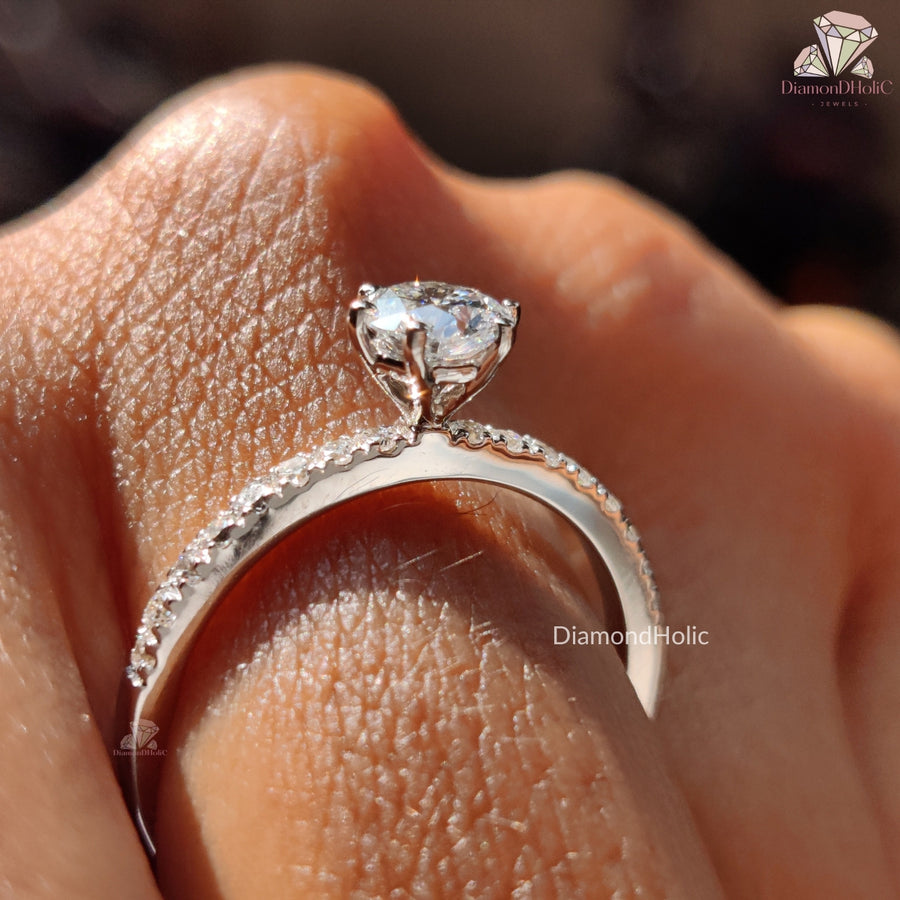 Elegant Solitaire Diamond Ring
