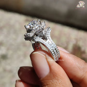 Elegant Moissanite Wedding Ring
