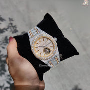 Round Dial Moissanite Watch
