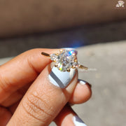 moissanite engagement rings