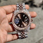 Rose Gold Lab Grown Diamond Watch
