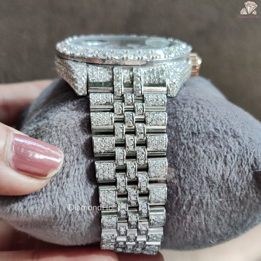 High-Quality Lab Grown Diamond Watch
