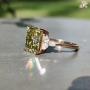 Canary Yellow Moissanite