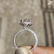 Luxury Moissanite Jewelry, Classic Oval Cut Ring