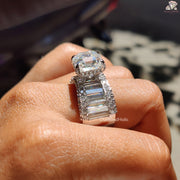 Vintage Asscher Cut Engagement Ring