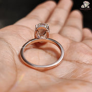 Unique Moissanite Jewelry, Timeless Halo Ring Design