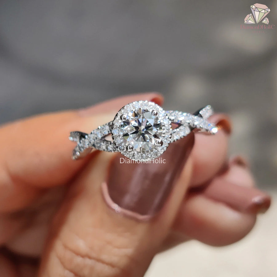 Luxury Moissanite Bridal Ring