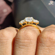 Engagement Ring, Sparkling Diamond Ring