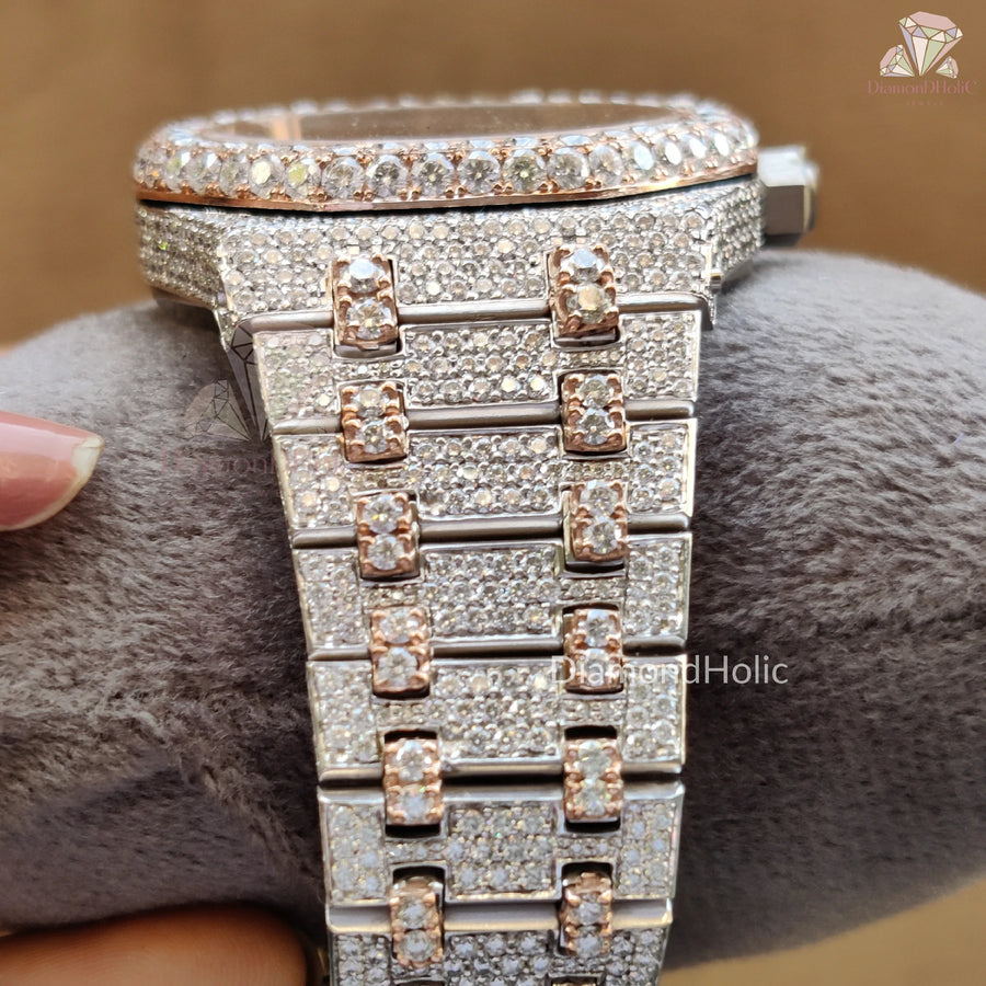 Luxury Bling Two Tone Watch
