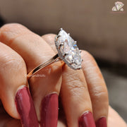 Elegant Moissanite Engagement Ring
