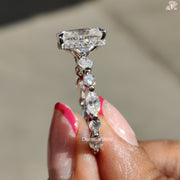 Radiant Cut Moissanite Jewelry