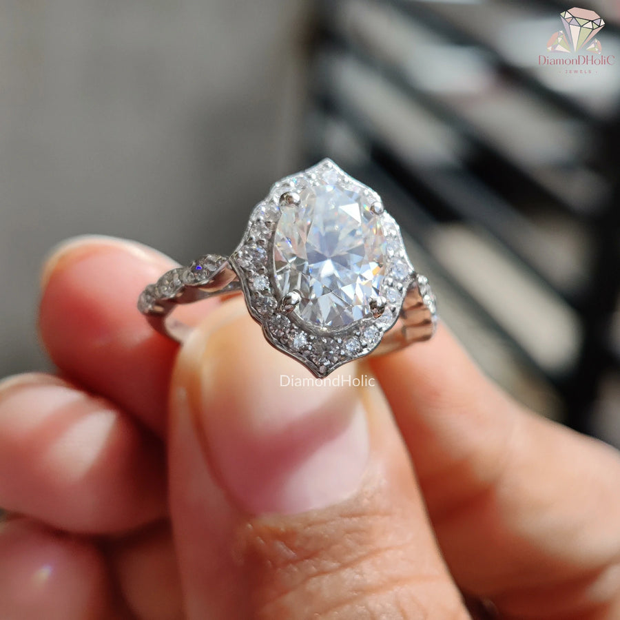 Handmade Moissanite Proposal Gift
