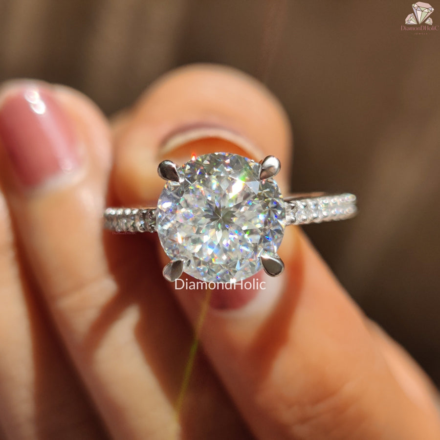 moissanite engagement rings