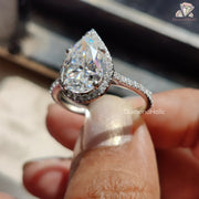 Halo Engagement Ring for Her
