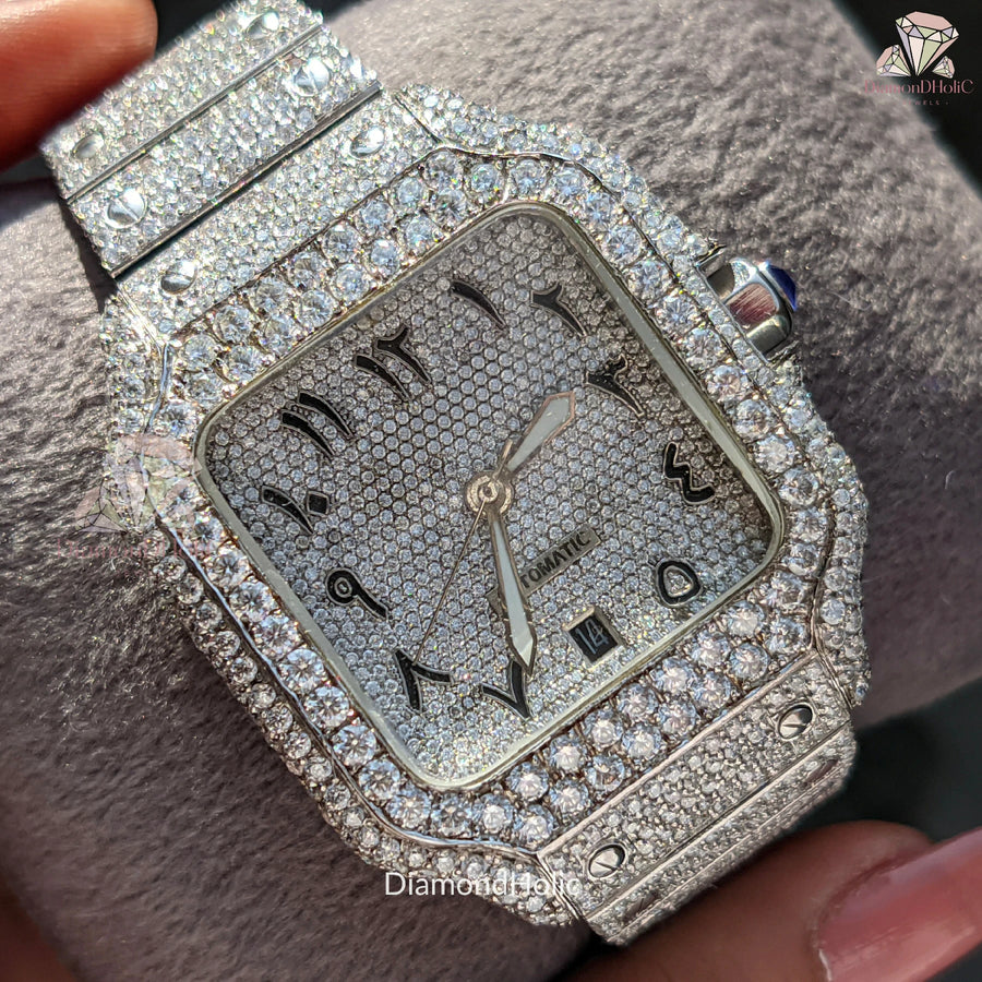 Custom Hip Hop Diamond Watch
