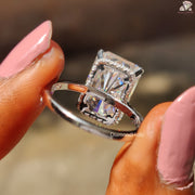 Hidden Halo Diamond Ring