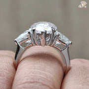 7 CT luxury moissanite jewelry,