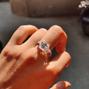 Moissanite Engagement Ring Gift
