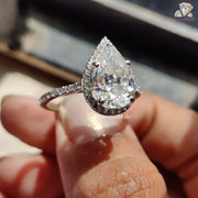 Moissanite Engagement Ring
