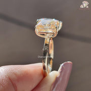 Colorful Moissanite Ring
