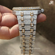 Bust Down Two Tone Diamond Watch
