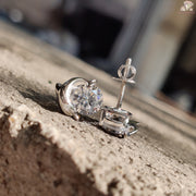 Dazzling moissanite earrings for gifts
