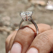 Bridal Moissanite Ring, Luxurious Moissanite Jewelry,