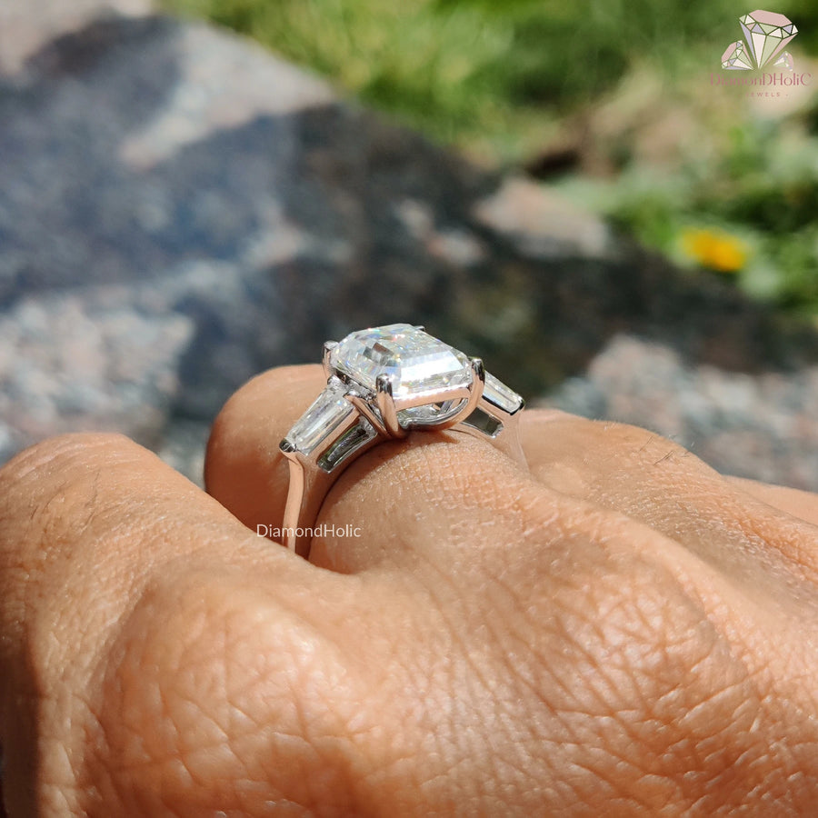 Emerald Cut Bridal Ring