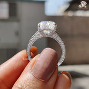 Designer Moissanite Engagement Ring
