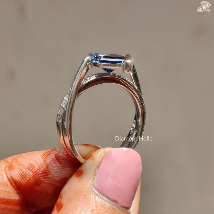 moissanite engagement rings