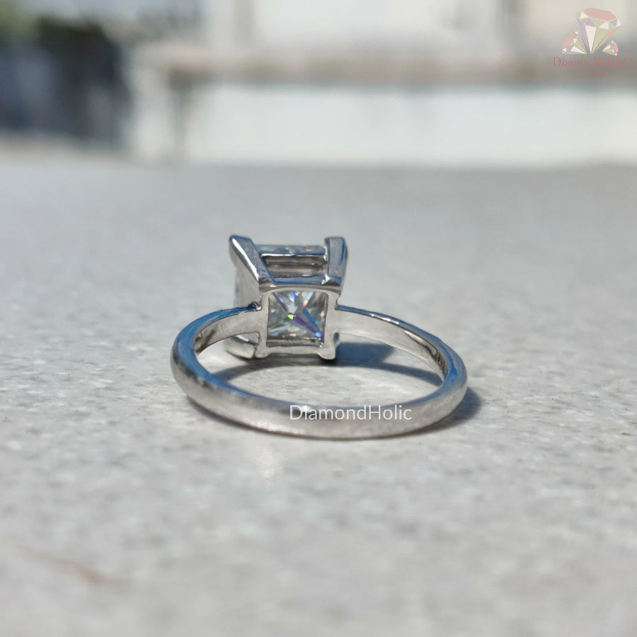 jewelry, classic moissanite diamond ring, unique