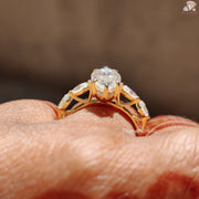 moissanite engagement rings