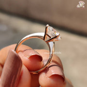 Minimalist Moissanite Engagement Ring
