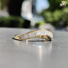 Moissanite Baguette Wedding Band | Classic Baguette Cut Ring | Elegant Moissanite Jewelry 