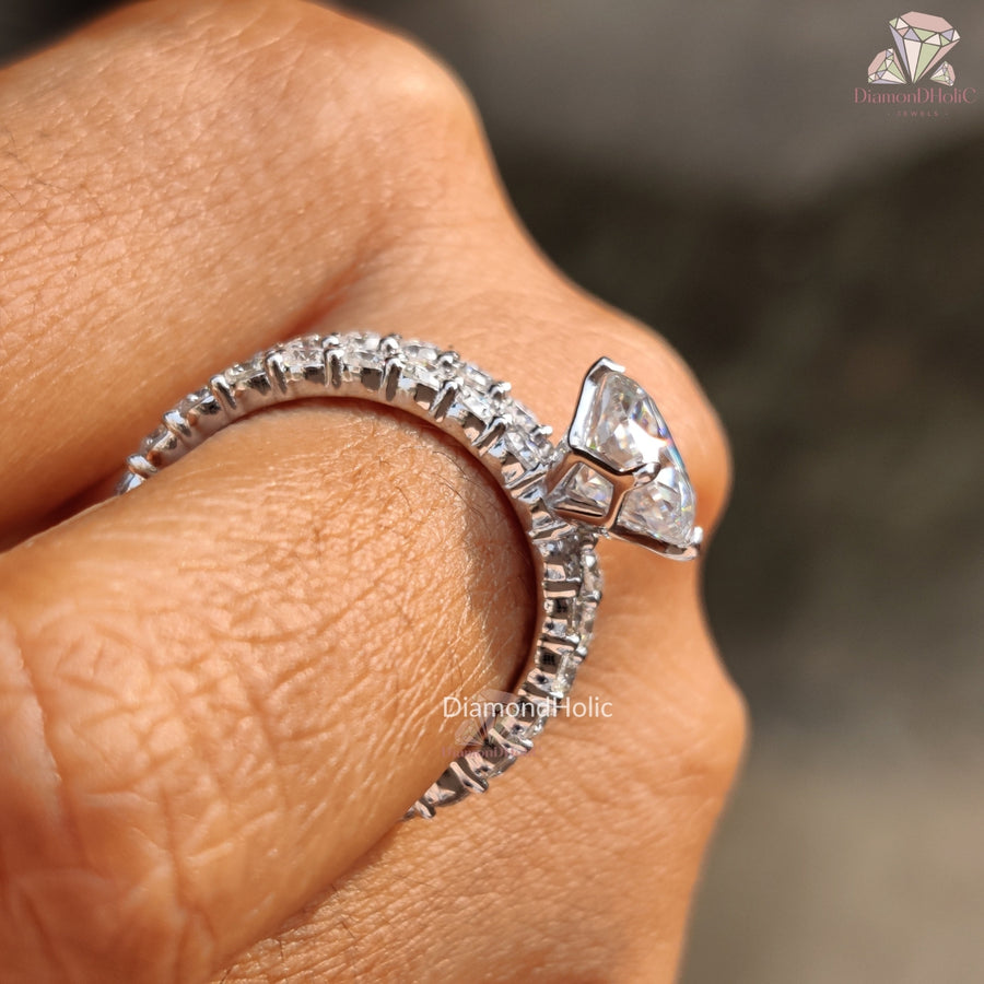 Timeless Moissanite Engagement Ring
