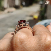 Elegant Ruby Anniversary Ring