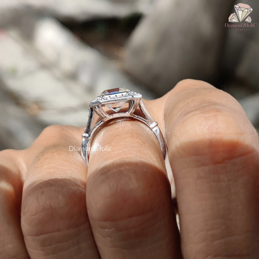 moissanite engagement rings